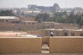 View over Meybod, Iran from the Narin castle Royalty Free Stock Photo